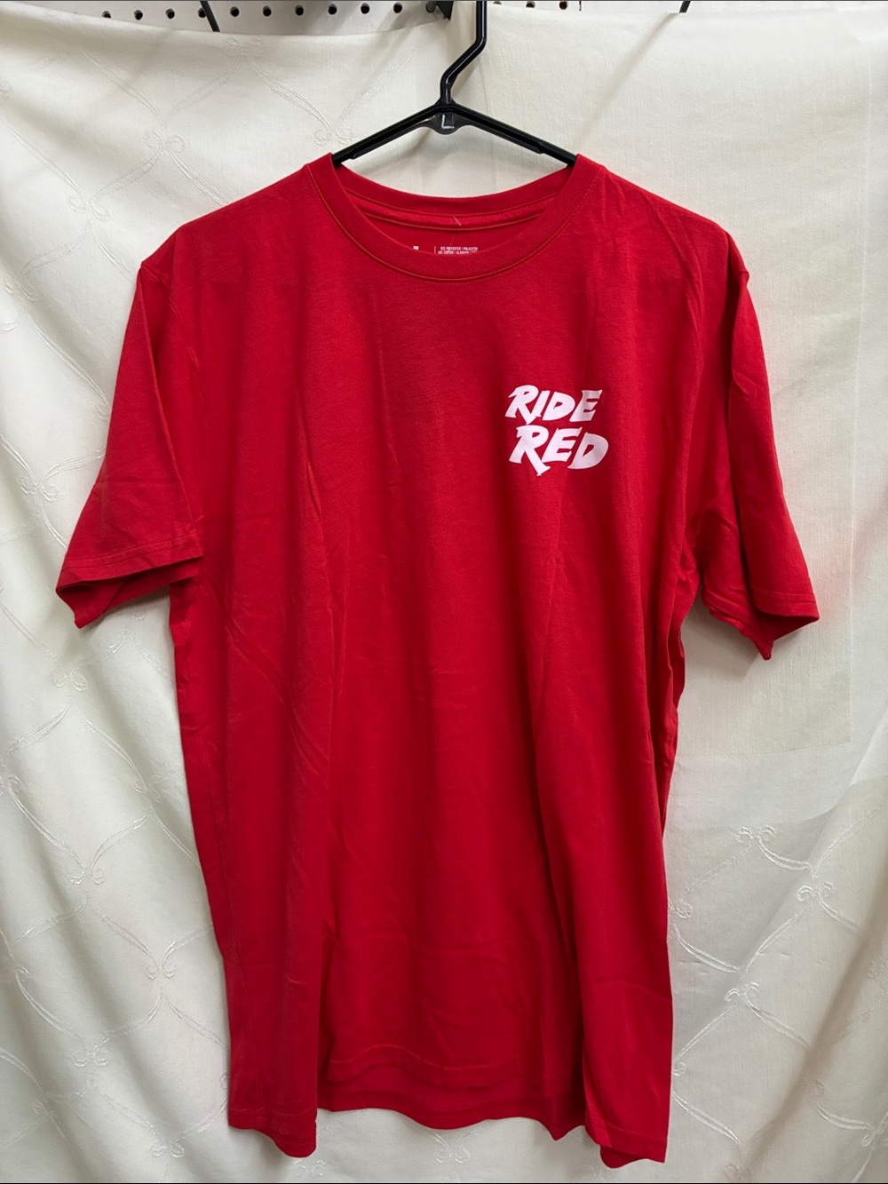 Honda Ride Red Graphic Crew Neck T-Shirt - Red